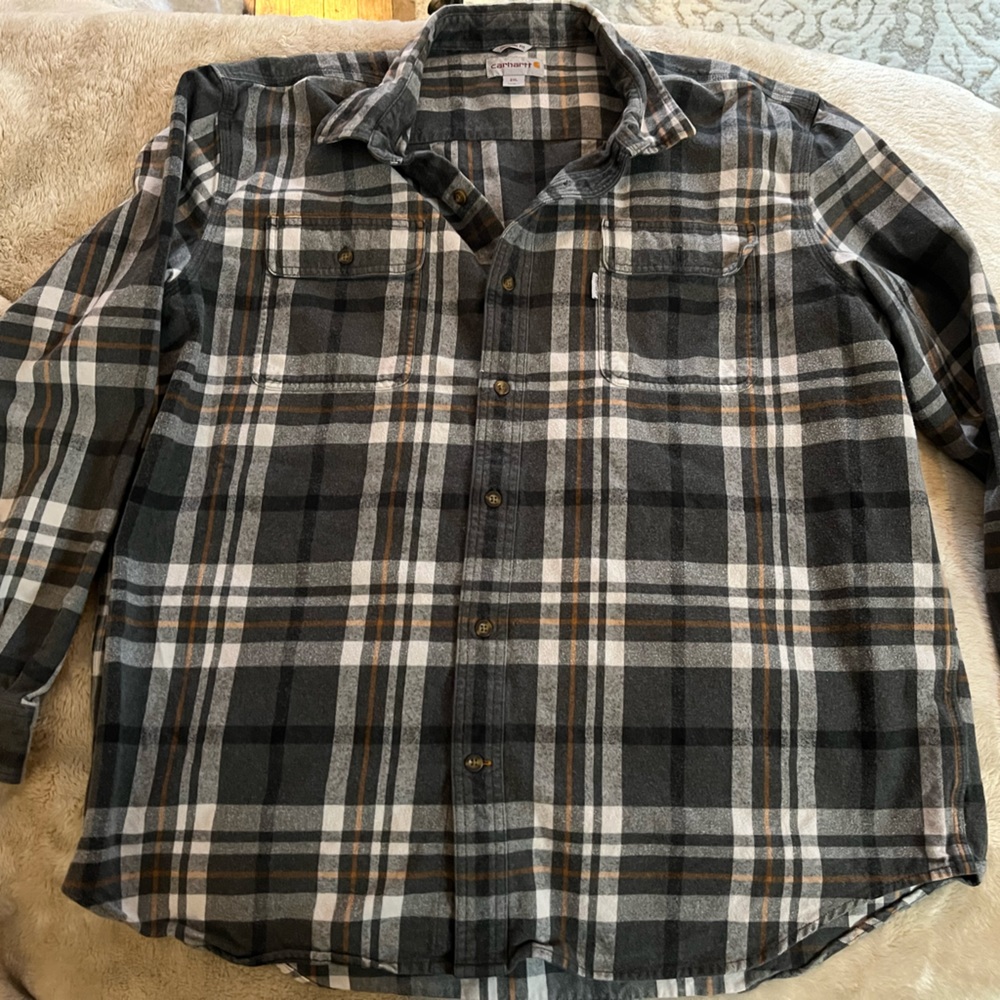 XXL Carhartt Heavyweight Flannel Shirt.